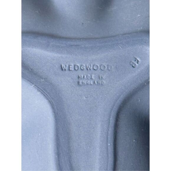 Wedgwood Blue Jasperware Clover Tray/Vintage in Original Box - Picture 6 of 16